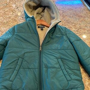Nordstrom like new Jacket with Tan Fleece Lining